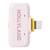Hollyland LARK A1 Combo (Cloud Pink, USB-C + Lightning) - zestaw mikrofonów bezprzewodowych z etui - odbiornik